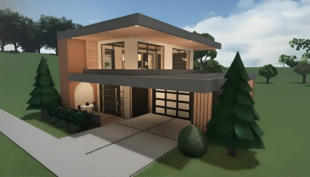 Serene and minimalist Japandi-style home, blending Japanese simplicity with Scandinavian.