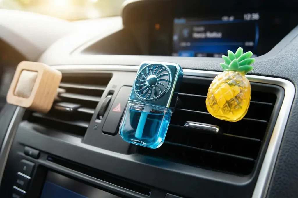 Car vent fresheners suitable as holiday office gifts for him.
